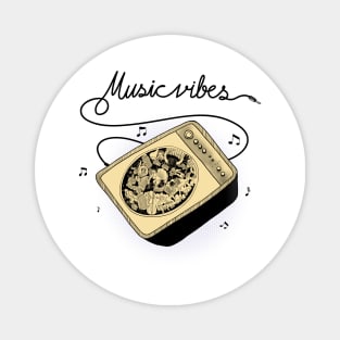 Music vibes Magnet